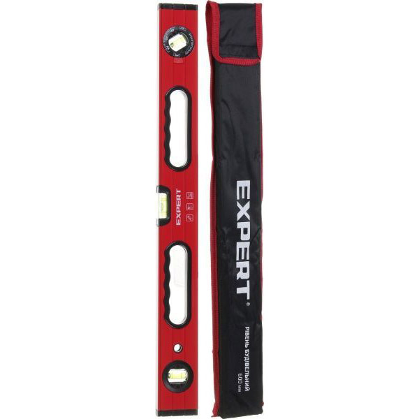 Уровень 60 см Expert Tools с чехлом AL-E1-600