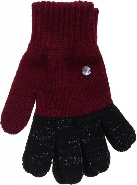Варежки ДАЙС Lenor р.16 бордовый с черным 13830200 