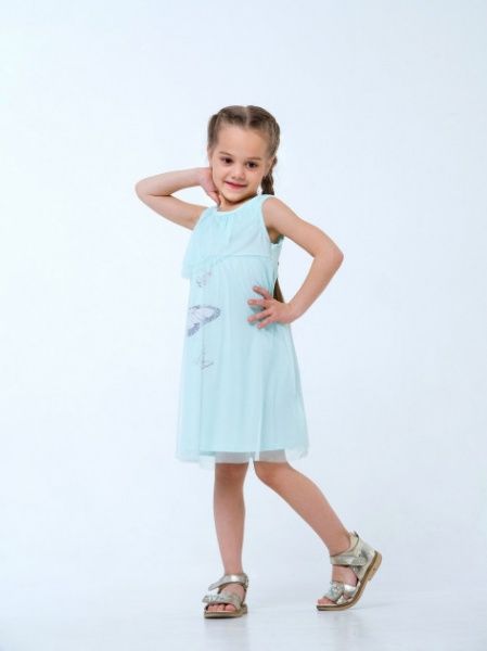 Сарафан Smil 120244 р.92 ментоловий 