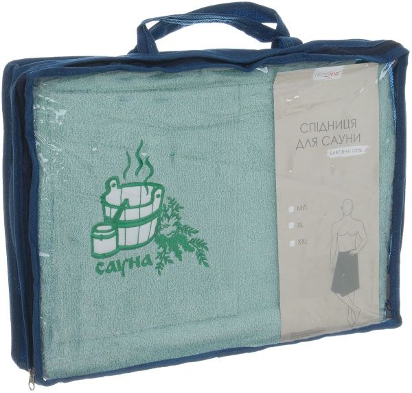 Спідниця для сауни р. XXL ментоловий 