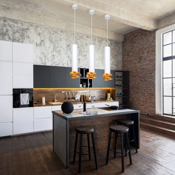 Підвіс Strotskis DLN103 1x35 Вт GU10 білий/золото 