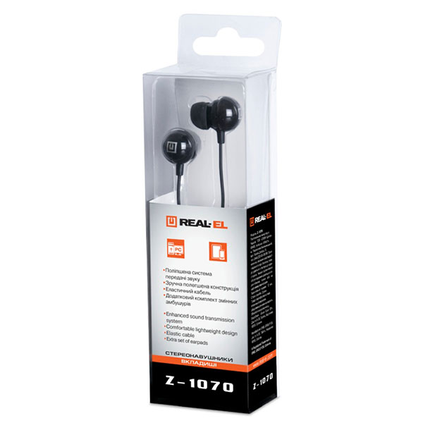 Гарнітура REAL-EL Z-1070 black