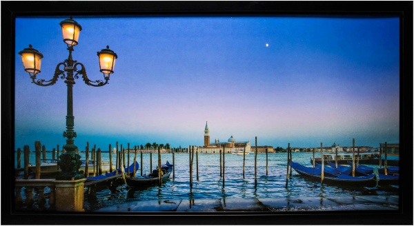 Репродукция Фонари на причале G205 ПЛ038 106x56 см 