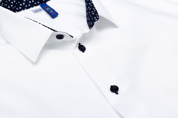 Рубашка р.158 белый с синим 1129/322 