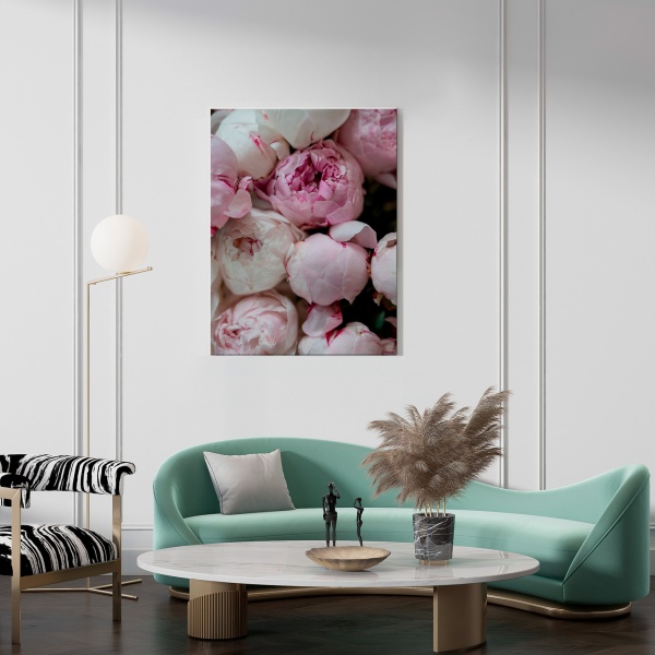 Картина на холсте Пионы 70x50 см WS Holst 14082215,2 