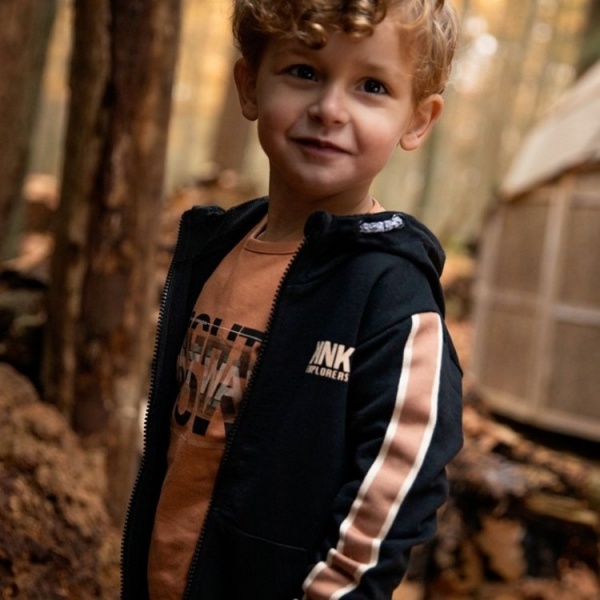 Кофта для мальчика Koko Noko р.110 черный U44832-37 