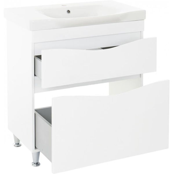 Тумба напольная AM.PM білий глянець с умывальником Like 80 см