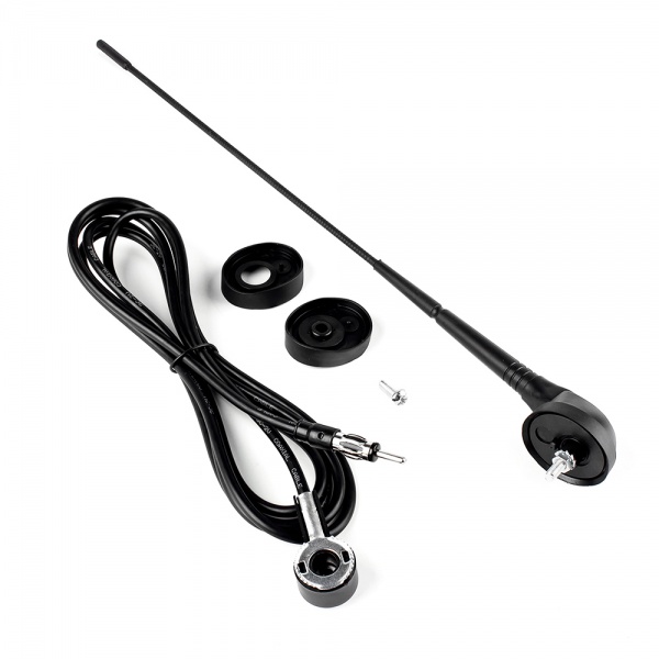 Антена автомобільна AMiO 5 мм адаптер ANT06 (01297)