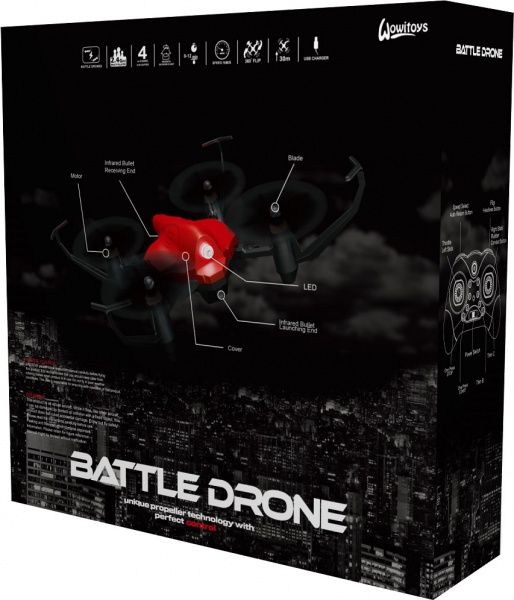 Игровой набор Wowitoys Бой квадрокоптеров Battle Drone WWT-H4816S