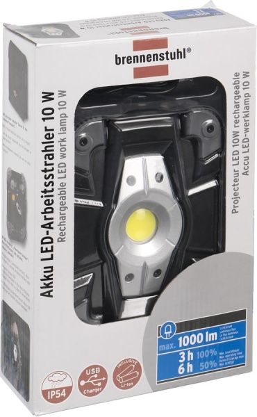 Фонарь прожекторный Brennenstuhl ML CA 110 M черный 