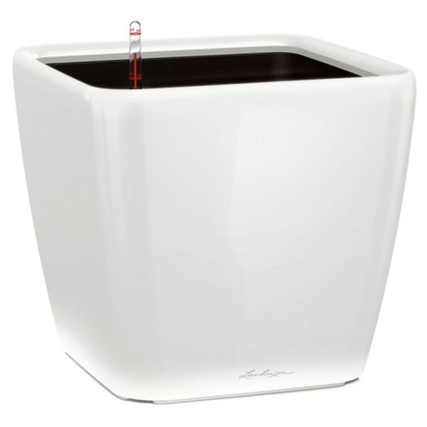 Кашпо Lechuza Quadro Premium LS 50 16280 квадратный 53 л белый 