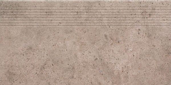 Плитка Ceramika Paradyz Starlight grafit stopnica prosta mat. 30x60 