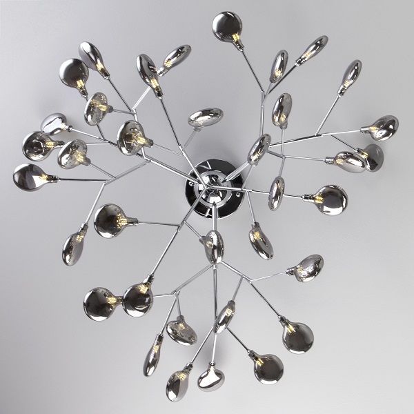 Люстра потолочная Strotskis Lamella 36x3 Вт G4 хром 556 