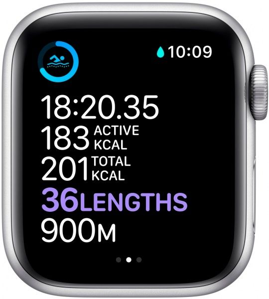 Смарт-годинник Apple Watch Series 6 GPS 40mm silver Aluminium Case with White Sport Band(MG283UL/A)