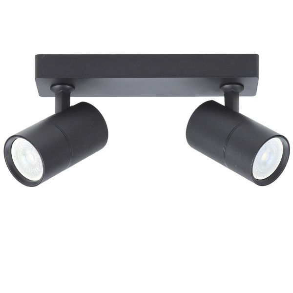 Спот Victoria Lighting 2x50 Вт GU10 черный Chester/PL2 black 