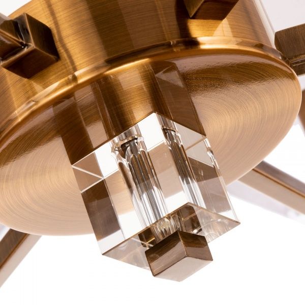 Люстра підвісна Arte Lamp 6x60 Вт E14 антична мідь A5896LM-6PB 