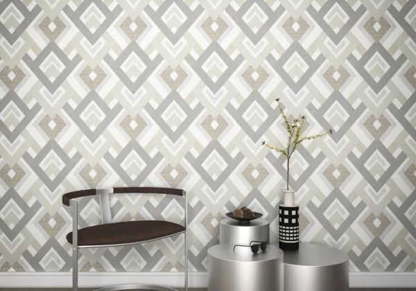 Обои виниловые на флизелиновой основе Vinil Ромбада декор ДХС-1328/2 1,06x10,06 м 