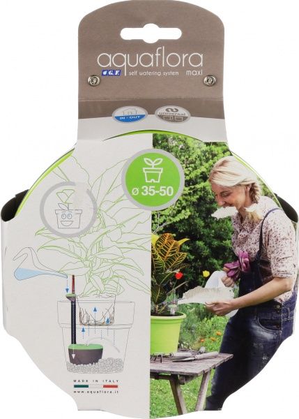 Система автоматичного поливу Elho Aquaflora Maxi d 35-50 см круглий (6332) сірий 