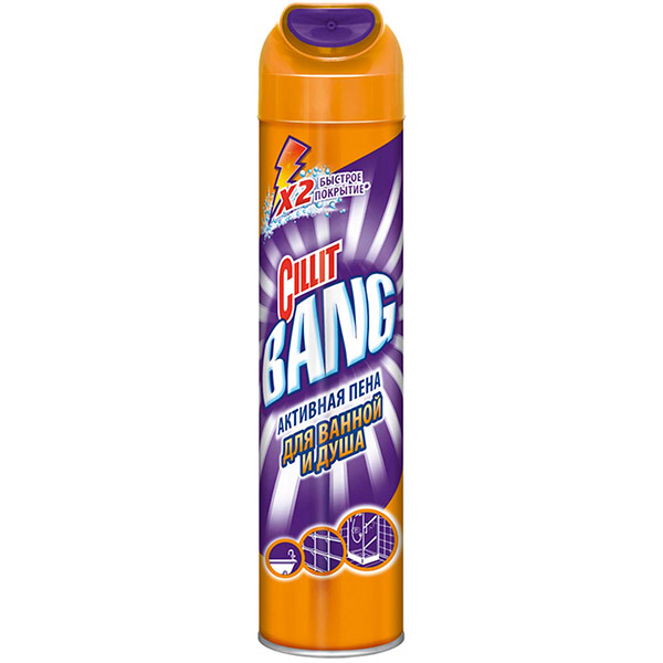 Засіб Cillit Bang для ванної та душа Активна піна 0,6 л