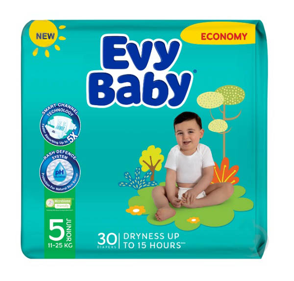 Підгузки Evy Baby Junior L 11-22 кг 30 шт.