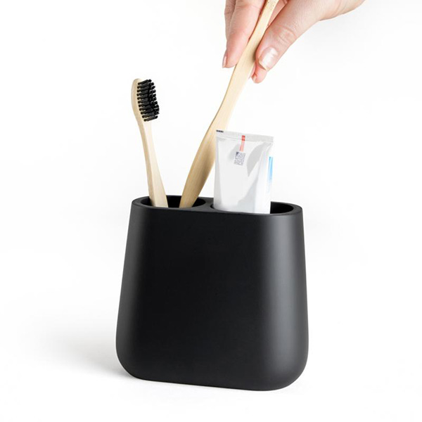 Підставка для зубних щіток MVM BA-08 BLACK Richmond