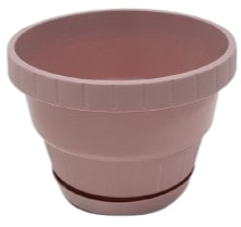 Горшок пластик Мика 12 круглый лаванда 0,6 л (Mik12Lav)