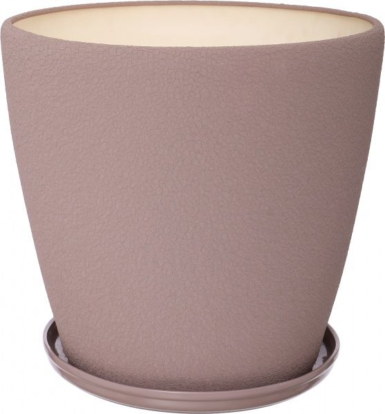 Горщик Оріана-Запоріжкераміка Грація №0 шовк круглий 30л аметист (056-0-093) 