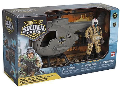 Игровой набор Chap Mei Солдаты Patrol helicopter 545006 