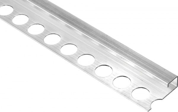 Профиль алюминиевый 33,5х12,5x2700x серебро 