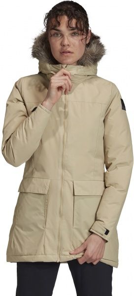 Куртка-парка Adidas W XPLORIC Parka GE7790 р.XL бежевый