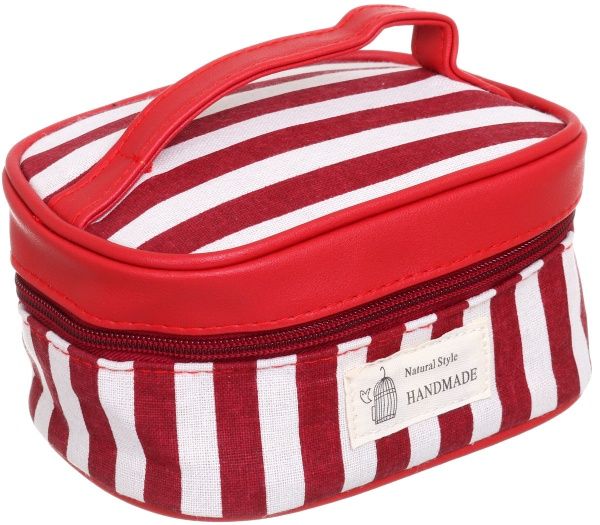 Косметичка Полоска красный 