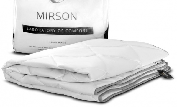 Ковдра антиалергенна EcoSilk №1301 Bianco Демісезонне (2200001526983) 200x220 см MirSon