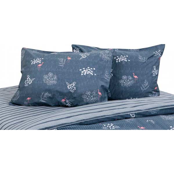 Комплект постільної білизни двоспальний Flowers and Flamingo