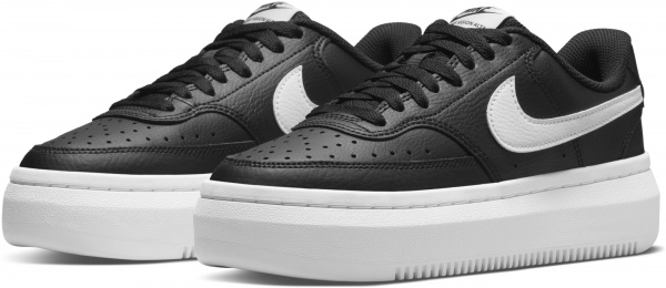 Кросівки Nike Court Vision Alta Leather DM0113-002 р.US 8,5 чорно-білий