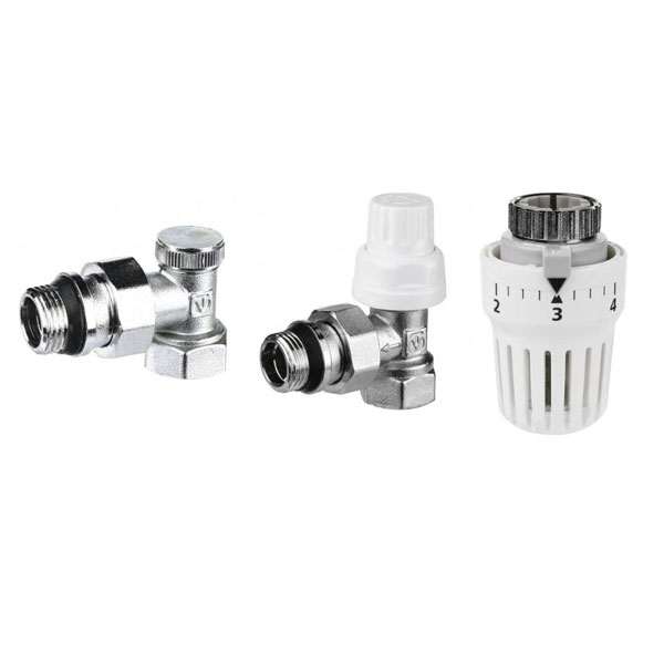 Комплект терморегулюючого обладнання Valtec VT.045.N.04 кутовий