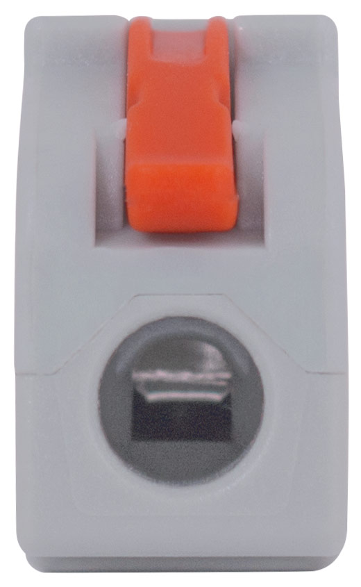 Колодка клемна E.NEXT e.lc.pro.aw.uni.pl.1 з натискним важелем універсальна (5 шт.) сірий із жовтим p0660204