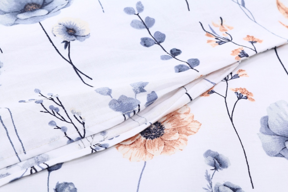 Комплект постельного белья семейный FLORE мультиколор