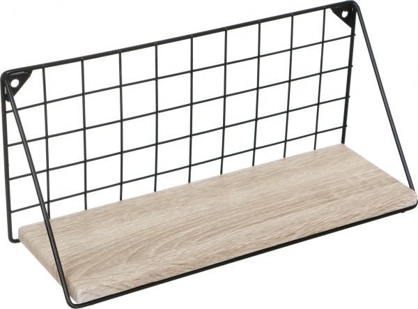 Набор полок Йорк 25х12х16 см 35х12х16 см 45х12х16 см бежевый с черным 