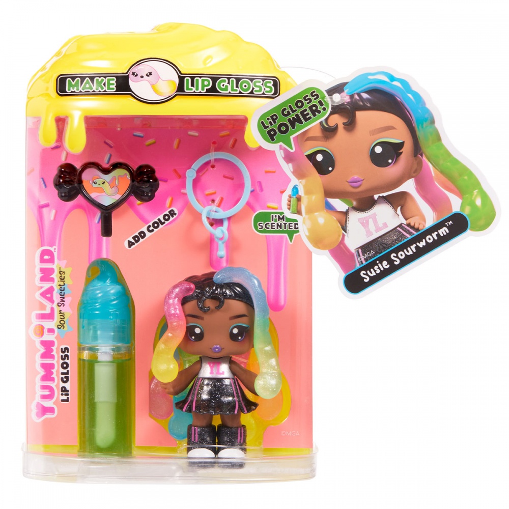 Игровой набор Yummiland с куклой и блеском для губ Саша Сауэрвормс 545781