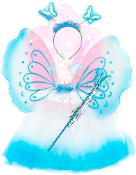 Костюм дитячий карнавальний блакитний 513573 