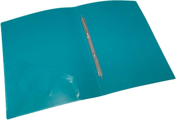 Папка скоросшиватель с карманом А4 500 мкн зеленый PP 4-213-04 4Office