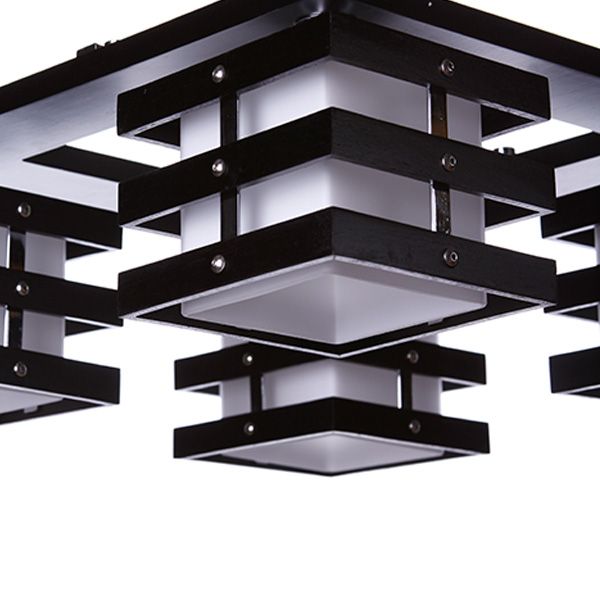 Люстра Altalusse INL-9215C-04 хром/венге