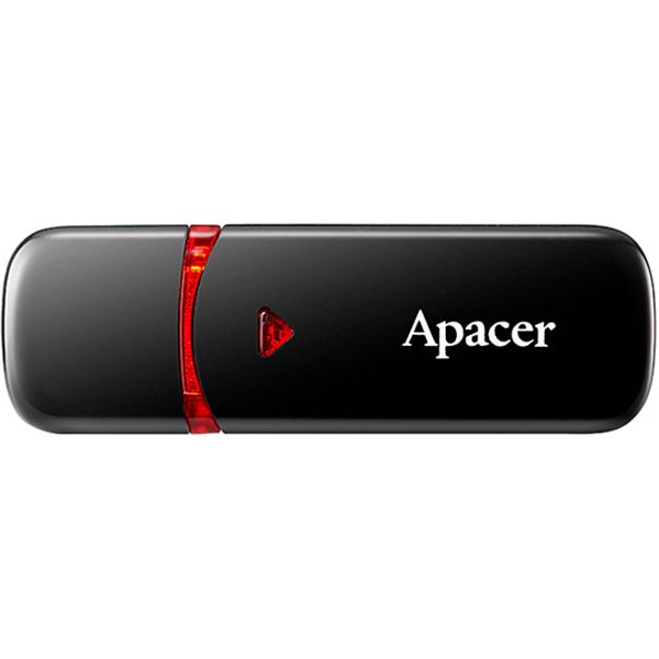 Флеш-пам'ять Apacer AH333 32 ГБ USB 2.0 black (AP32GAH333B-1) 