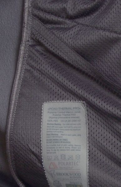 Куртка P1G-Tac PCWJ-Thermal Pro (Punisher Combat Warmer Jacket Polartec Thermal Pro) р. XL Graphite UA281-29941-GT