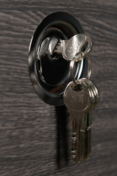 Двері вхідні Revolut Doors В-83 мод. 184 венге сірий горизонт / білий 2050x850 мм праві