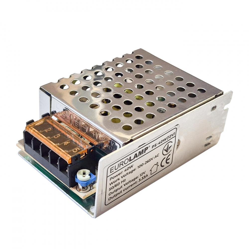 Блок питания Eurolamp 40 Вт IP20 PS-40W(12V)