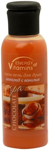 Крем-гель для душа Energy of Vitamins Шоколад и ваниль 100 мл