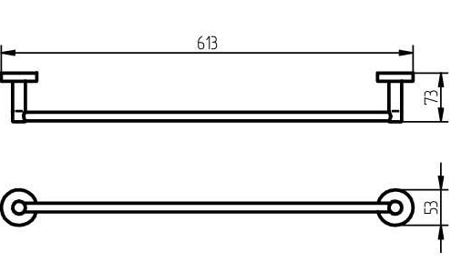 Держатель для полотенца Haceka Kosmos Black