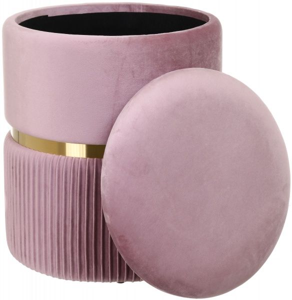 Сундук-пуф Bernard 31,5х31,5х38 см пудровый 