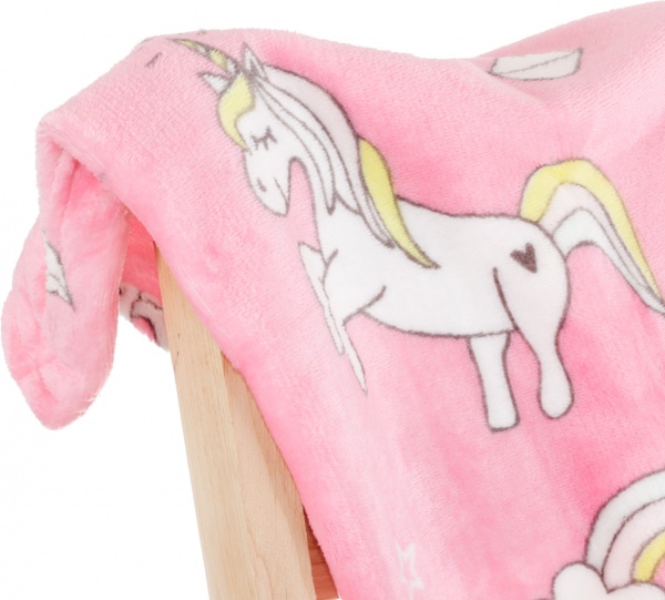 Плед Lotus Единороги 100x120 см розовый 21kf-05 